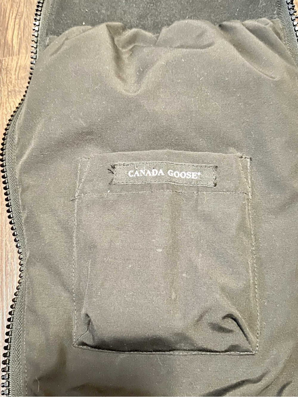 Canada Goose Black Zippered Maternity Coat Liner Insert - Picture 3 of 9